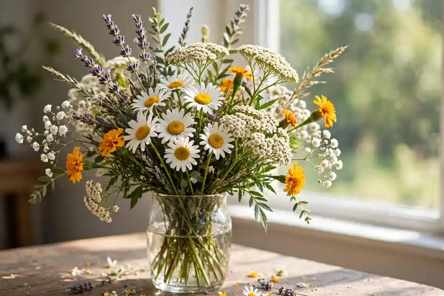 Cut flowers that can bring carpet beetles indoors